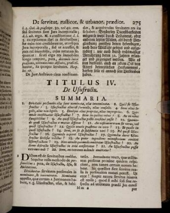 Titulus IV. De Usufructu