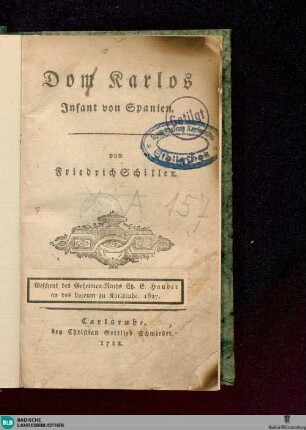 Dom Karlos, Infant von Spanien