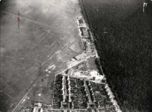 Luftbild des Flugplatzes