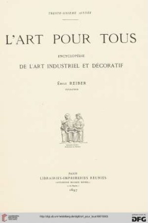 36: L' art pour tous: encyclopédie de l'art industriel et décoratif