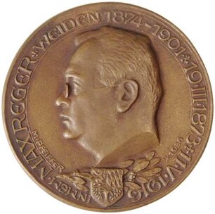 Erinnerungs-Medaille Max Reger