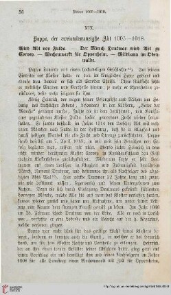 XIX: Poppo, der zweiundzwanzigste Abt 1005-1018