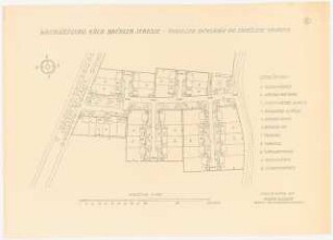 Gartenanlage Brühler Straße (Wohnungen für Belgische Besatzungsangehörige), Köln: Öffentliche Grünflächen und einheitliche Vorgärten 1:500