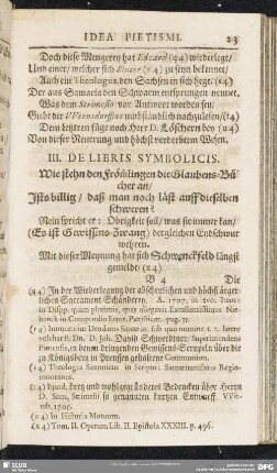 III. De Libris Symbolicis