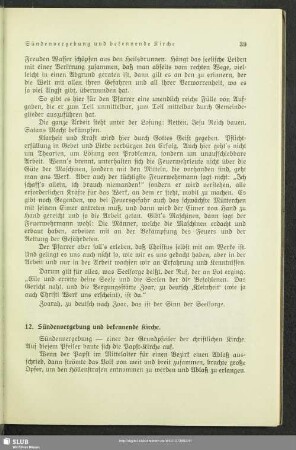 12. Sündenvergebung und bekennende Kirche