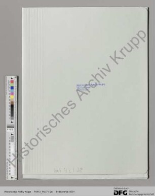 Bemerkung von Alfred Krupp zu einem Weihnachtsgeschenk von Bertha Krupp. [auszugsweise Abschrift der Archivalie FAH 2 L 16]