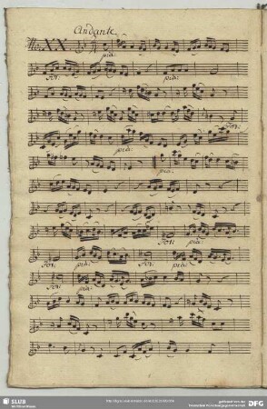 20. Anonymus, Andante, F-Dur