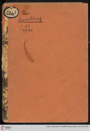 Band 31: Der Kunstbrief: Balthasar Permoser - die Apotheose des Prinzen Eugen
