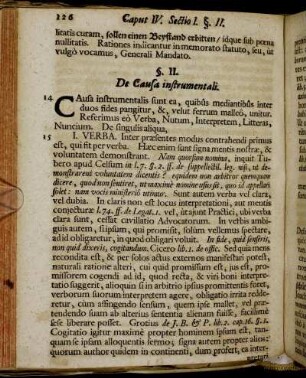 §. II. De Causa instrumentali.