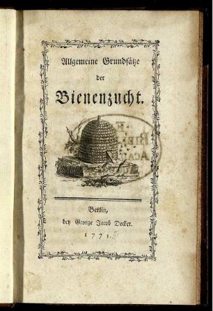 Allgemeine Grundsätze der Bienenzucht