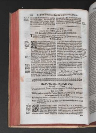 An S. Matthiae Apostels-Tag.
