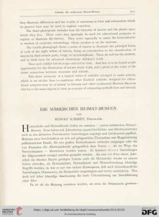 9: Die märkischen Heimat-Museen