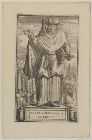 Bildnis des Manes seu Manichaeus Corbicus