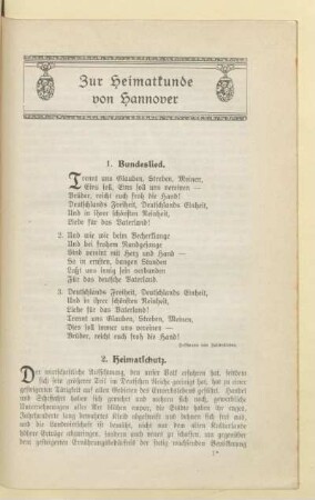 Zur Heimatkunde von Hannover