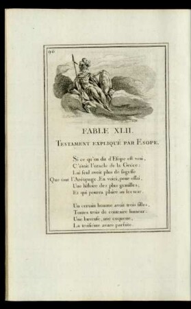 Fable XLII. Testament Expliqué Par Esope.
