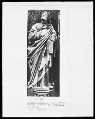 Zwölfbotenaltar, Altarschrein mit dem Heiligen Johannes