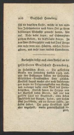 Grafschaft Henneberg.