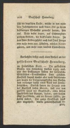 Grafschaft Henneberg.