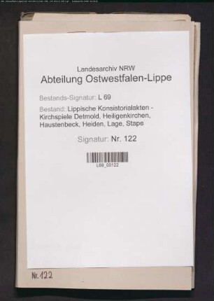 Nebenschule zu Brokhausen (Stellenbesetzung; Untersuchung ./. Schulmeister Storck wegen Ehebruchs, 1790)