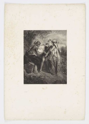 La Sorcière, Blatt 12 der Folge "Les Artistes anciens et modernes"