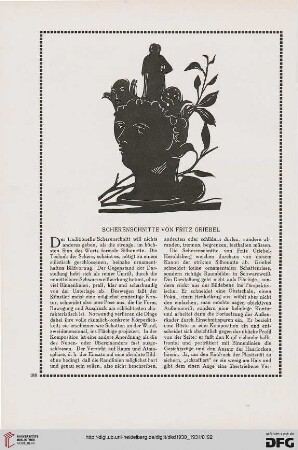 Scherenschnitte von Fritz Griebel