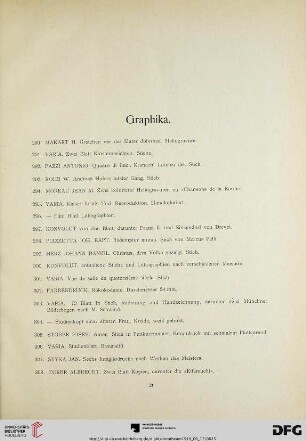 Graphika (Nr. 290-362)