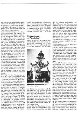 Wie funktioniert ein Planetarium?