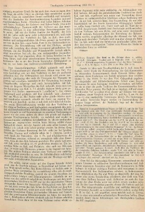 154-156 [Rezension] Schlier, Heinrich, Der Brief an die Galater