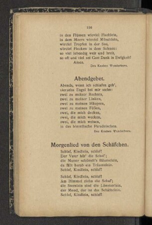Abendgebet.