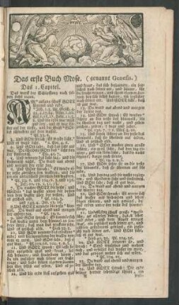 Das erste Buch Mose. (genannt Genesis.)