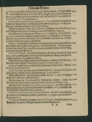 Historien Bücher.