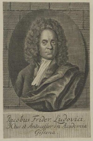 Bildnis des Jacobus Frider. Ludovici