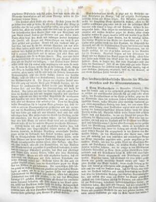 638-639 Der landeswirtschaftliche Verein für Rheinpreußen und die Ultramontanen
