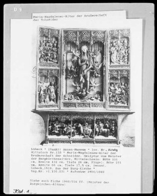 Maria-Magdalenen-Altar der Bruderschaft der Schneider —