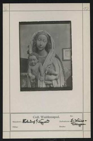 Muttergottes (Detail) Standort: Rohrdorf bei Nagold