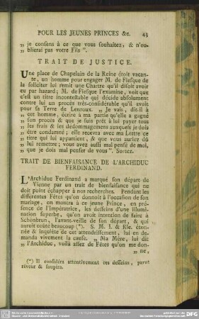 Trait De Justice