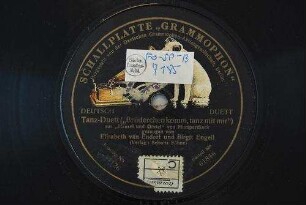 Tanz-Duett ("Brüderchen komm, tanz mit mir") : aus "Hänsel und Gretel" / von Humperdinck
