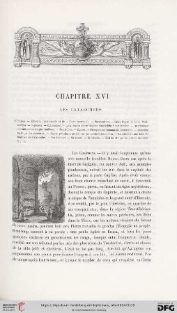 Chapitre XVI: Les Catacombes