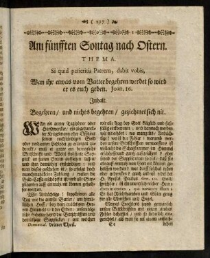 217-235, Dominica V. post Pascha. - Dominica VI. post Pascha.