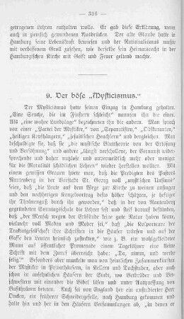 9. Der böse "Mysticismus."