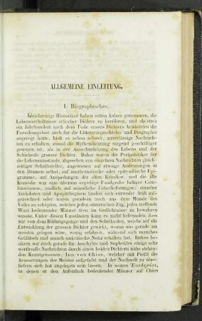 Allgemeine Einleitung