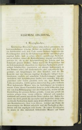 Allgemeine Einleitung