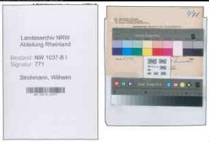 Entnazifizierung Wilhelm Strohmann , geb. 24.04.1901 ()