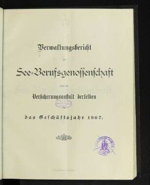 19.1906: Verwaltungsbericht : über d. Kalenderjahr ...