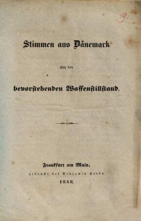 Stimmen aus Dänemark über den bevorstehenden Waffenstillstand