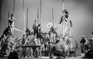 Szenenbilder aus " Zar und Zimmermann " von