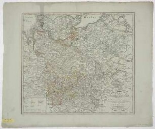 Karte von dem Niedersächsischen Kreis, 1:810 000, Kupferstich, 1803