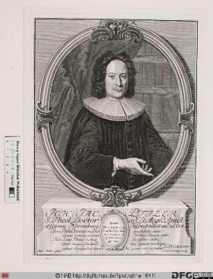 Bildnis Johann Jacob Pfitzer