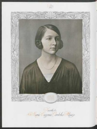 Señorita María Eugenia Córdoba Alais