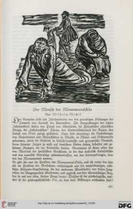Der Mensch des Monumentalstils